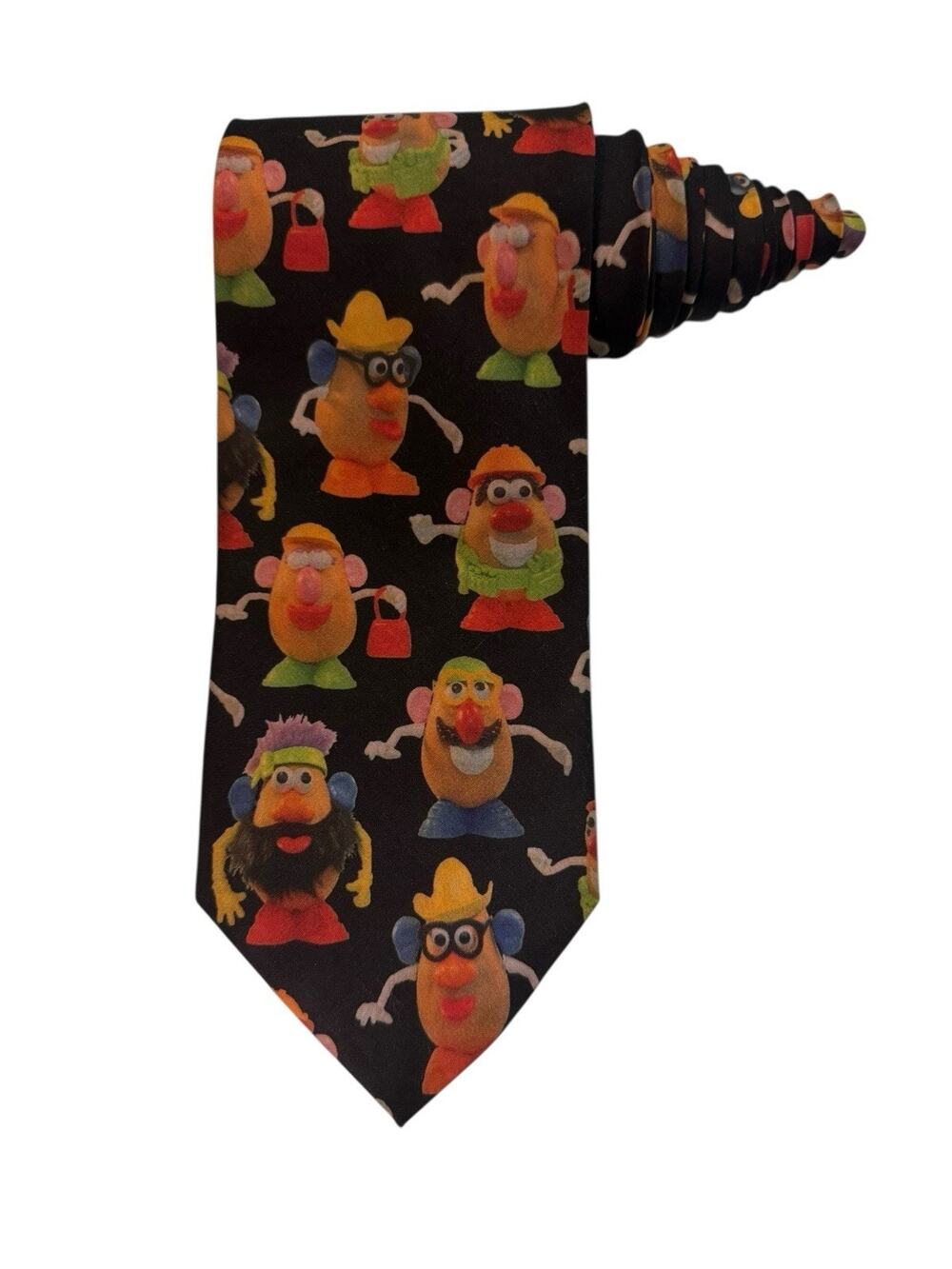 Ralph Marlin Mr Potato Head 1995 Polyester Novelty Necktie